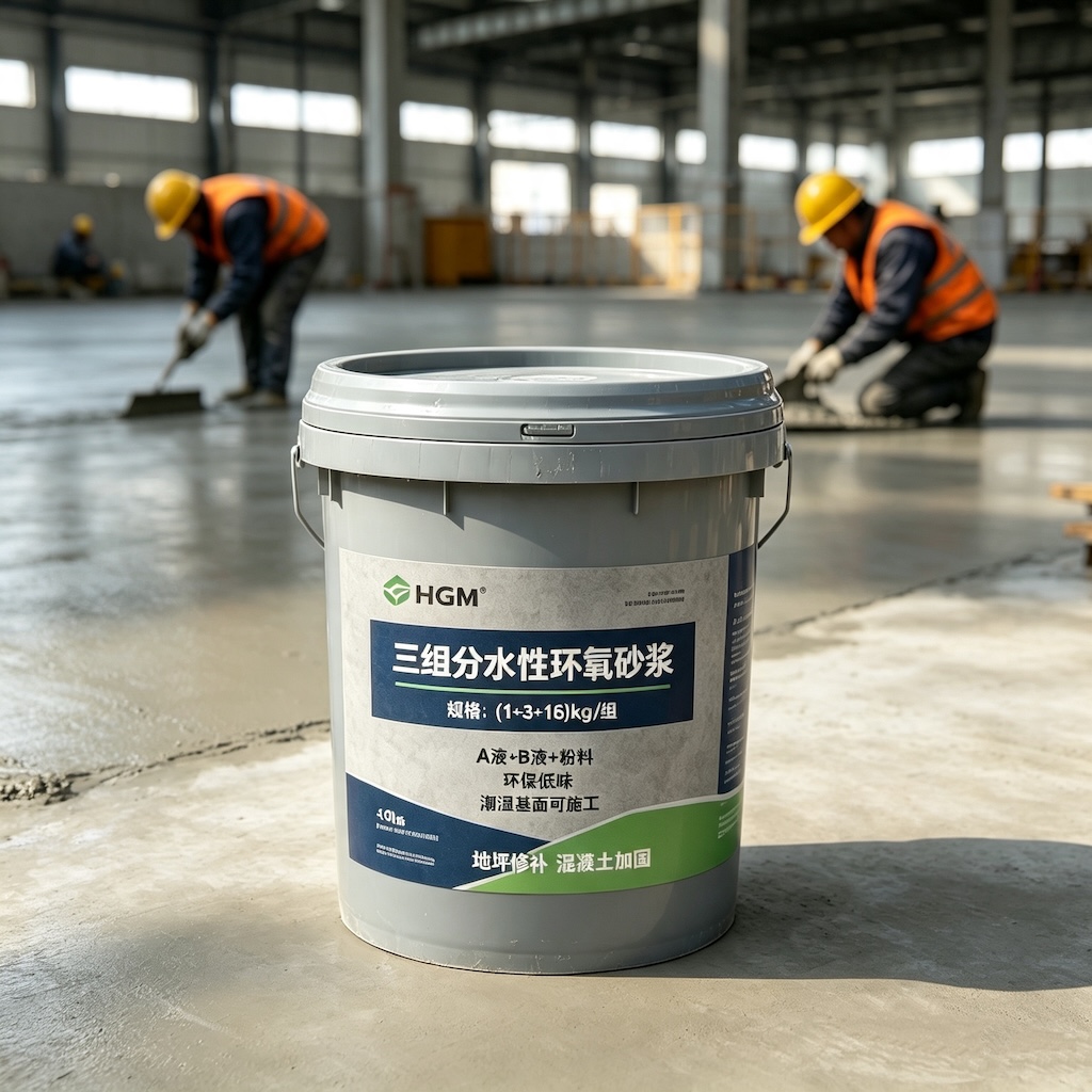 贵池三组份水性环氧砂浆
